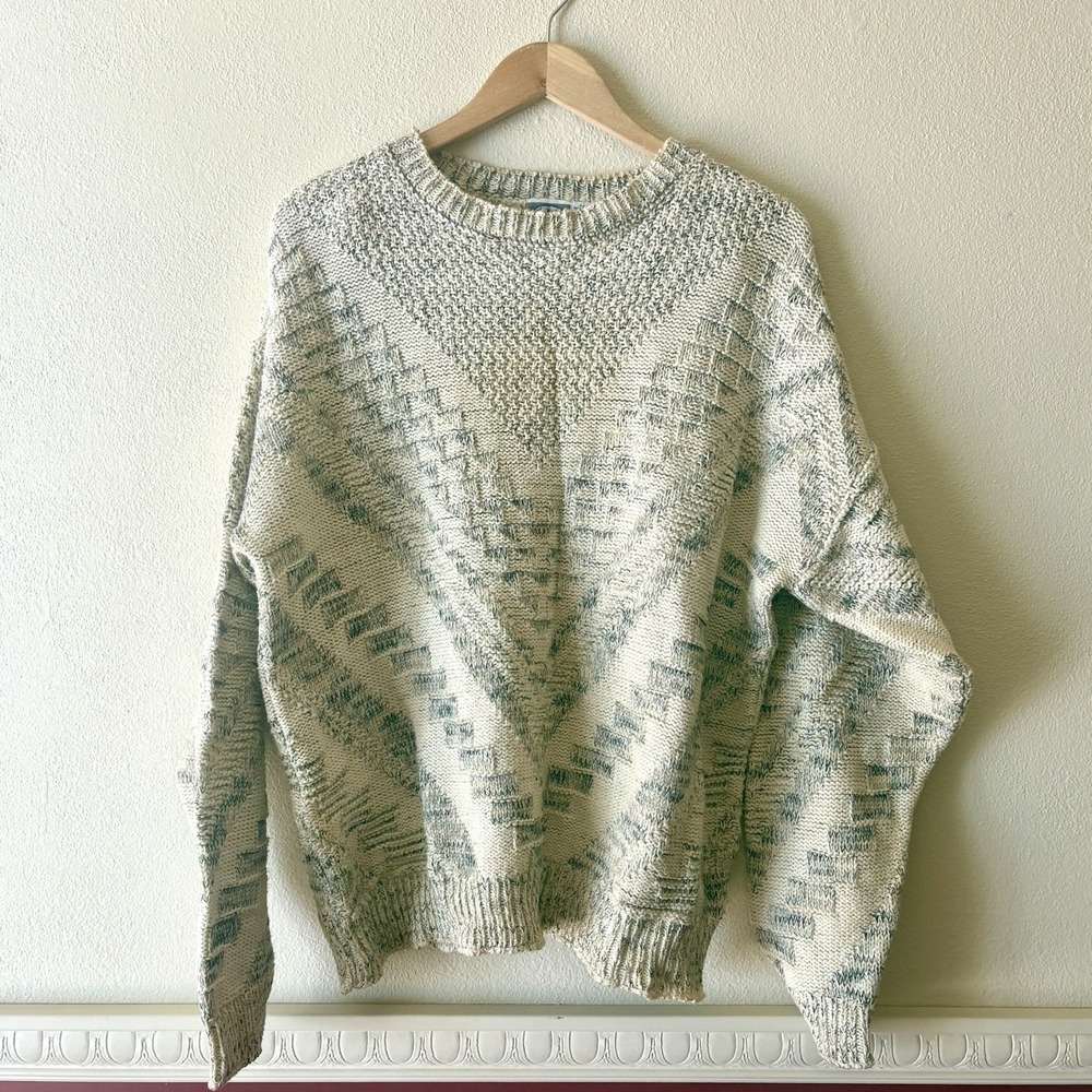 Vintage Peter Jon Clothing Chunky Knit Sweater USA‎ Made